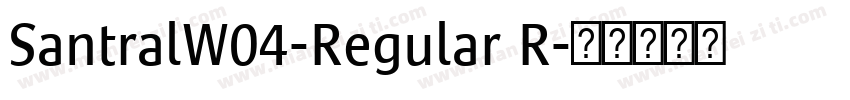 SantralW04-Regular R字体转换
